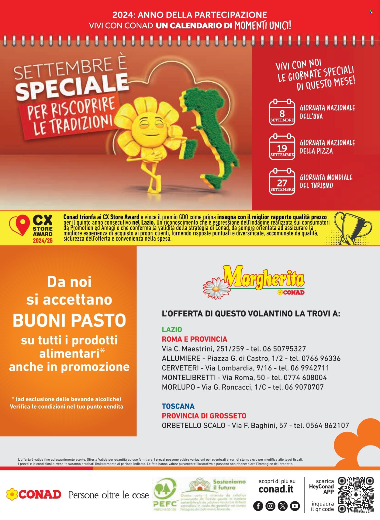 Volantino Margherita Conad - 21/8/2024 - 3/9/2024. Pagina 16