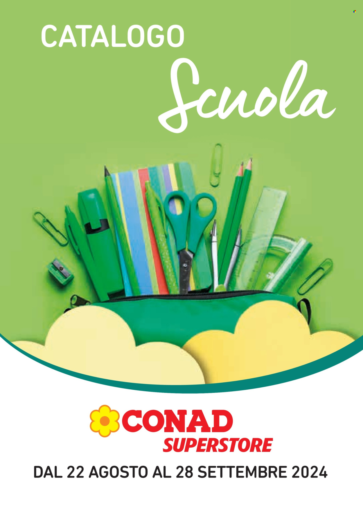Volantino Conad Superstore - 22/8/2024 - 28/9/2024. Pagina 1