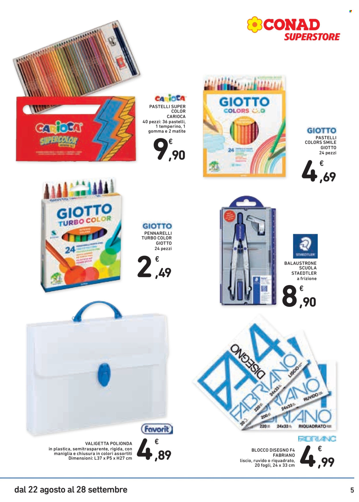 Volantino Conad Superstore - 22/8/2024 - 28/9/2024. Pagina 5
