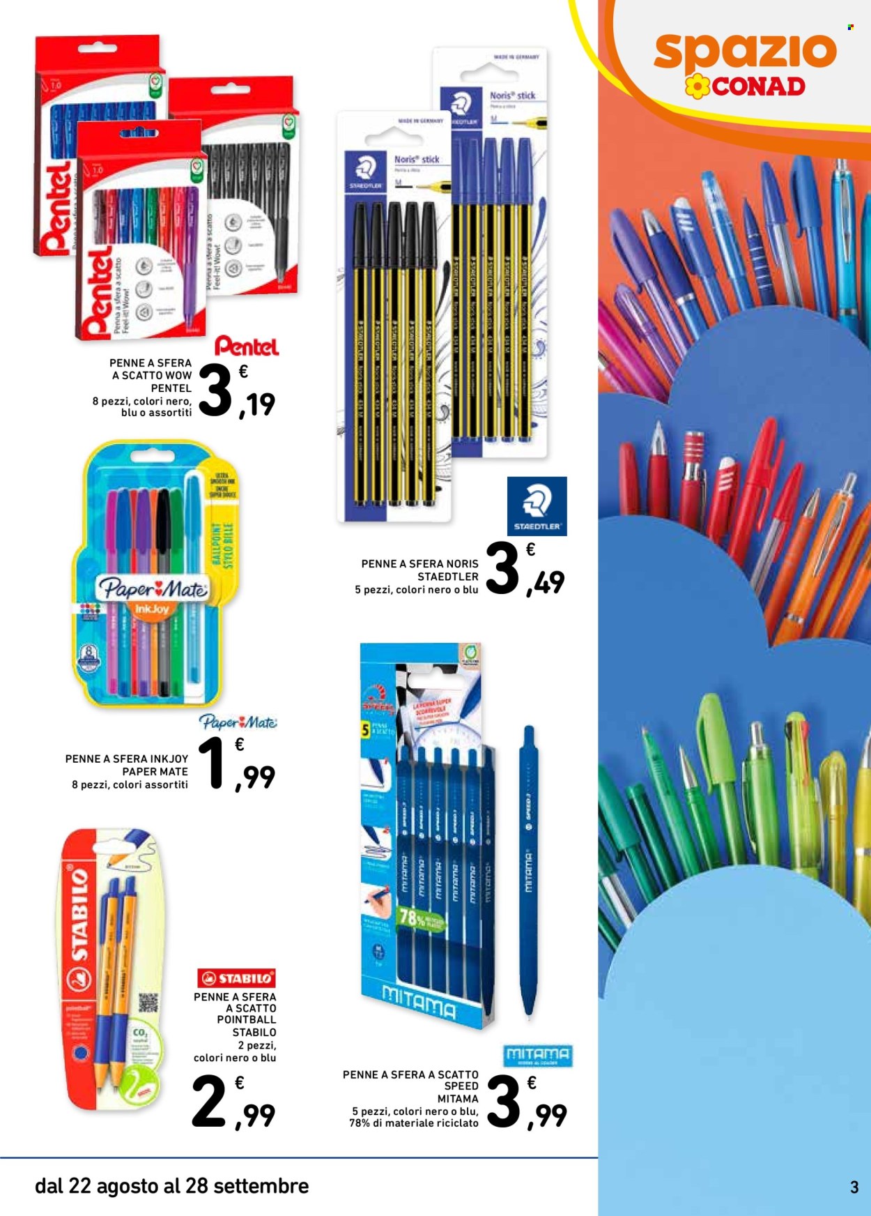 Volantino Spazio Conad - 22/8/2024 - 28/9/2024. Pagina 3