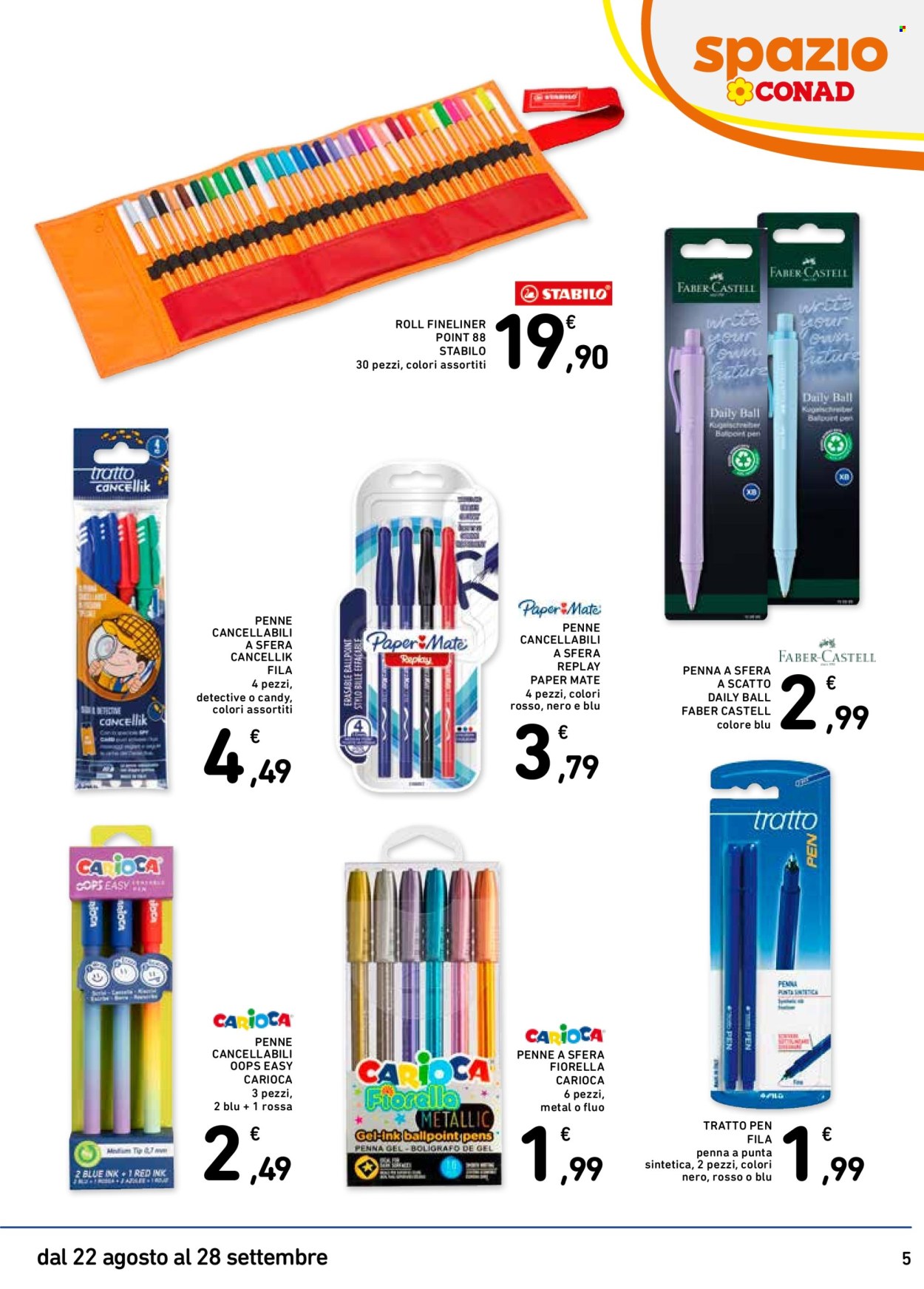 Volantino Spazio Conad - 22/8/2024 - 28/9/2024. Pagina 5