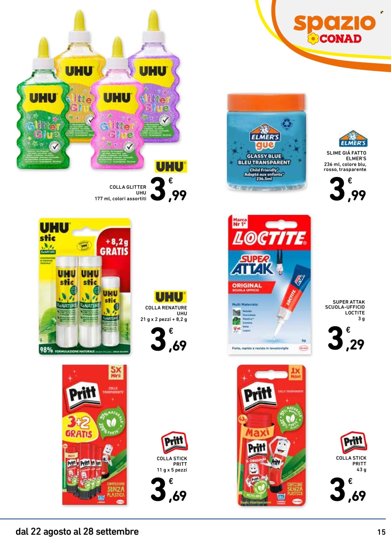 Volantino Spazio Conad - 22/8/2024 - 28/9/2024. Pagina 15