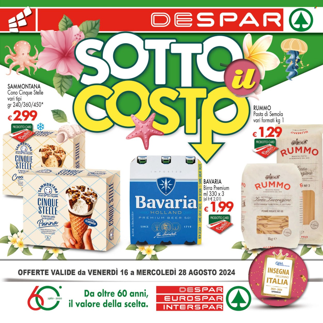 Volantino Eurospar - 16/8/2024 - 28/8/2024. Pagina 1