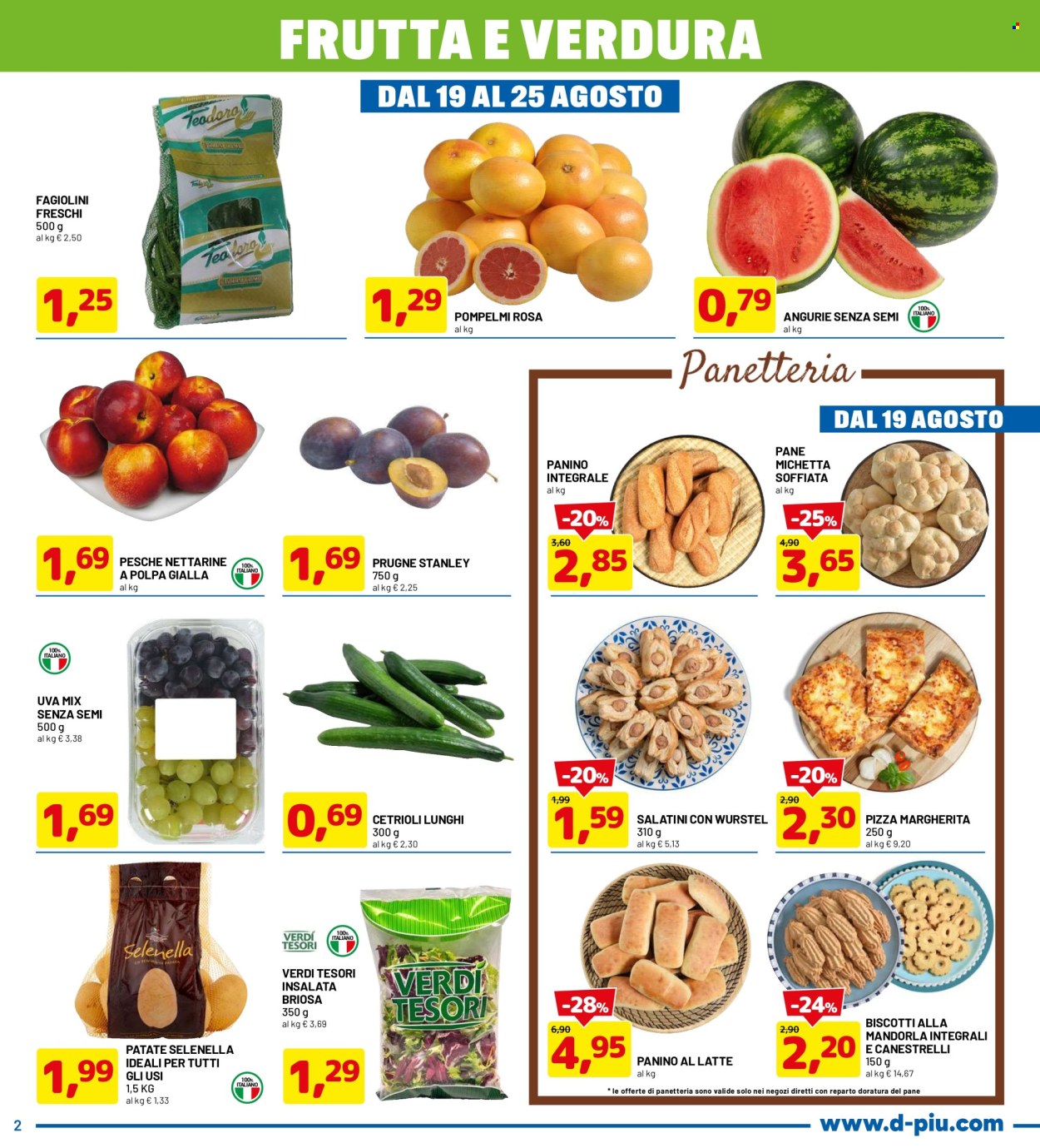 Volantino Dpiù - 19/8/2024 - 1/9/2024. Pagina 2