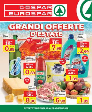Volantino Despar - 16/8/2024 - 28/8/2024.