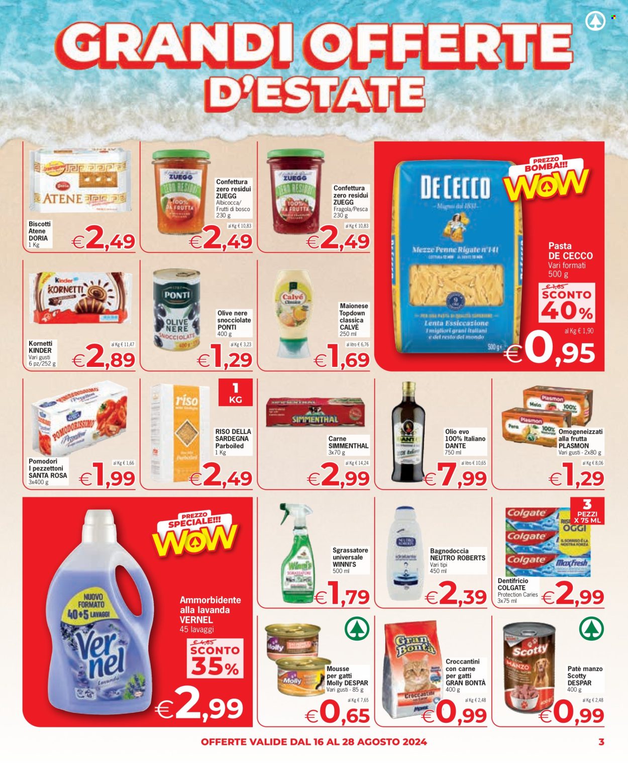 Volantino Eurospar - 16/8/2024 - 28/8/2024. Pagina 3
