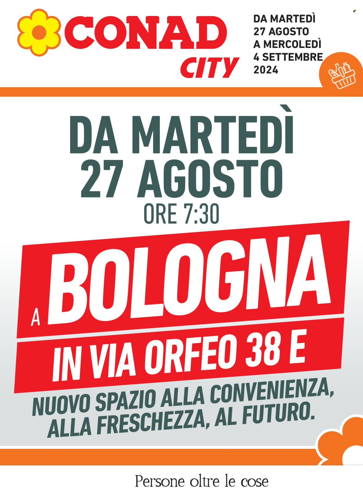 Leták Margherita Conad - 27.8.2024 - 4.9.2024. Strana 1