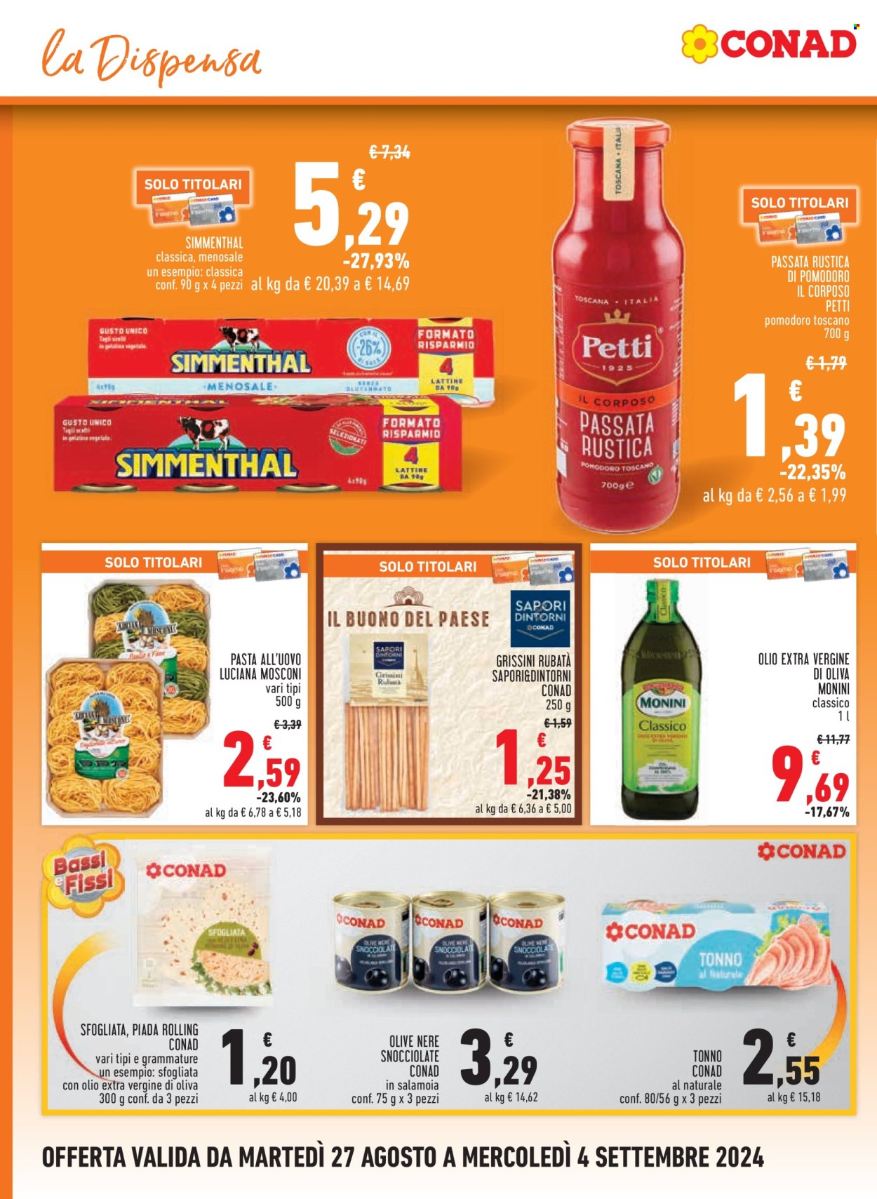 Leták Margherita Conad - 27.8.2024 - 4.9.2024. Strana 12