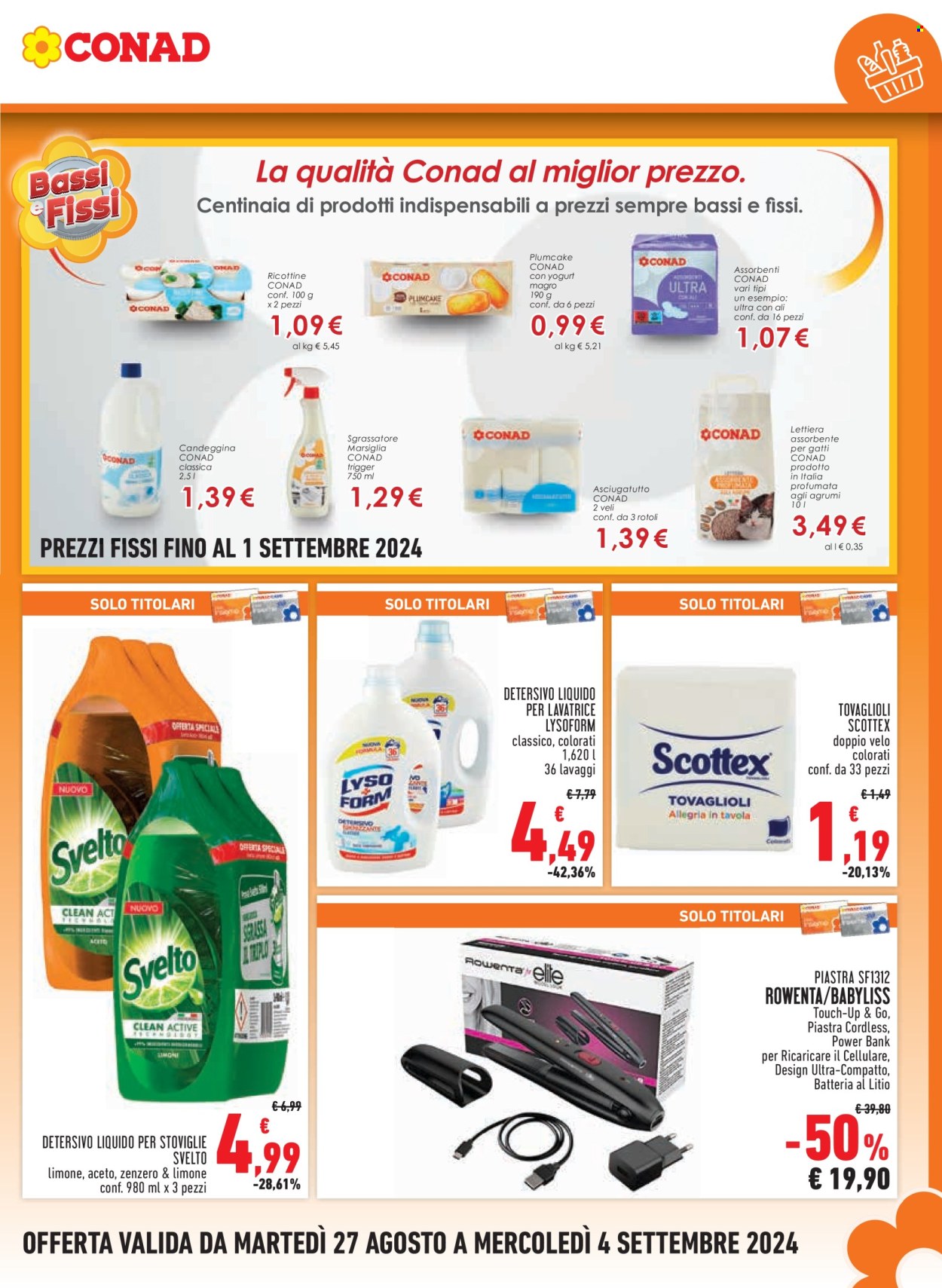 Leták Margherita Conad - 27.8.2024 - 4.9.2024. Strana 15