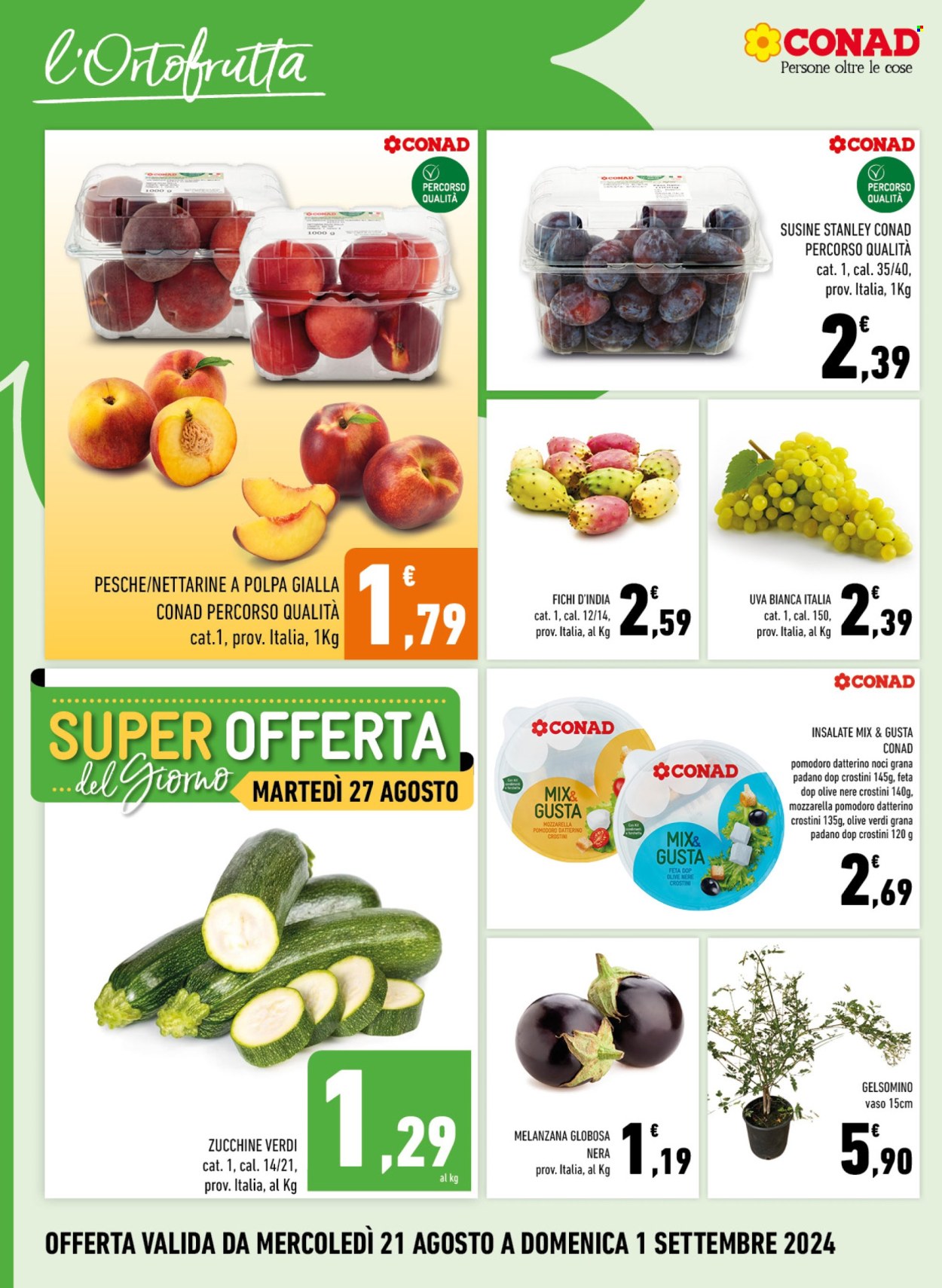 Volantino Margherita Conad - 21/8/2024 - 1/9/2024. Pagina 2