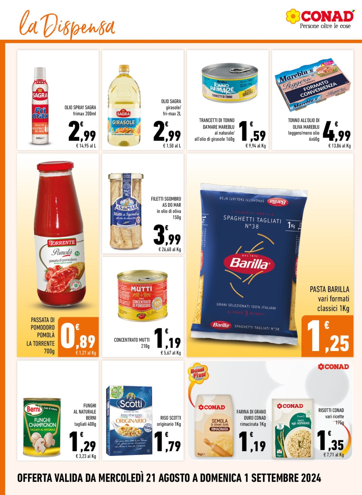 Volantino Margherita Conad - 21/8/2024 - 1/9/2024. Pagina 10
