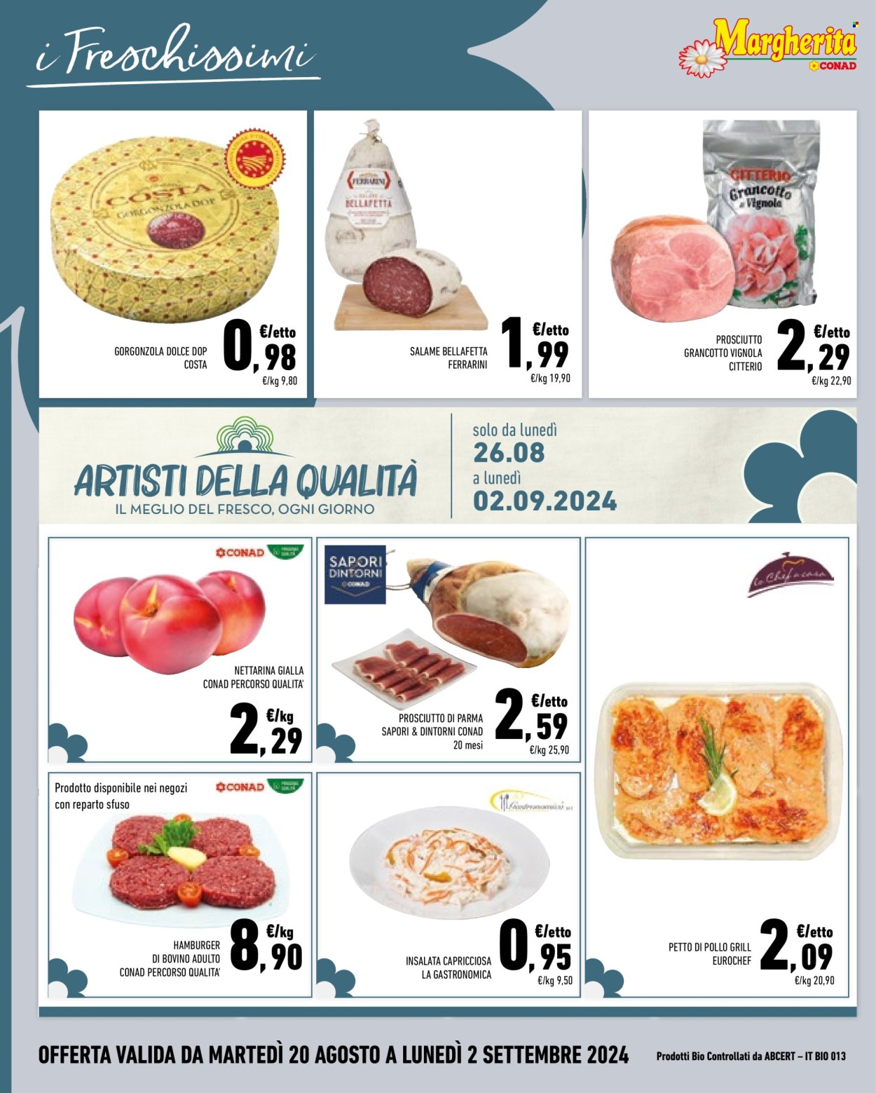 Volantino Margherita Conad - 20/8/2024 - 2/9/2024. Pagina 4