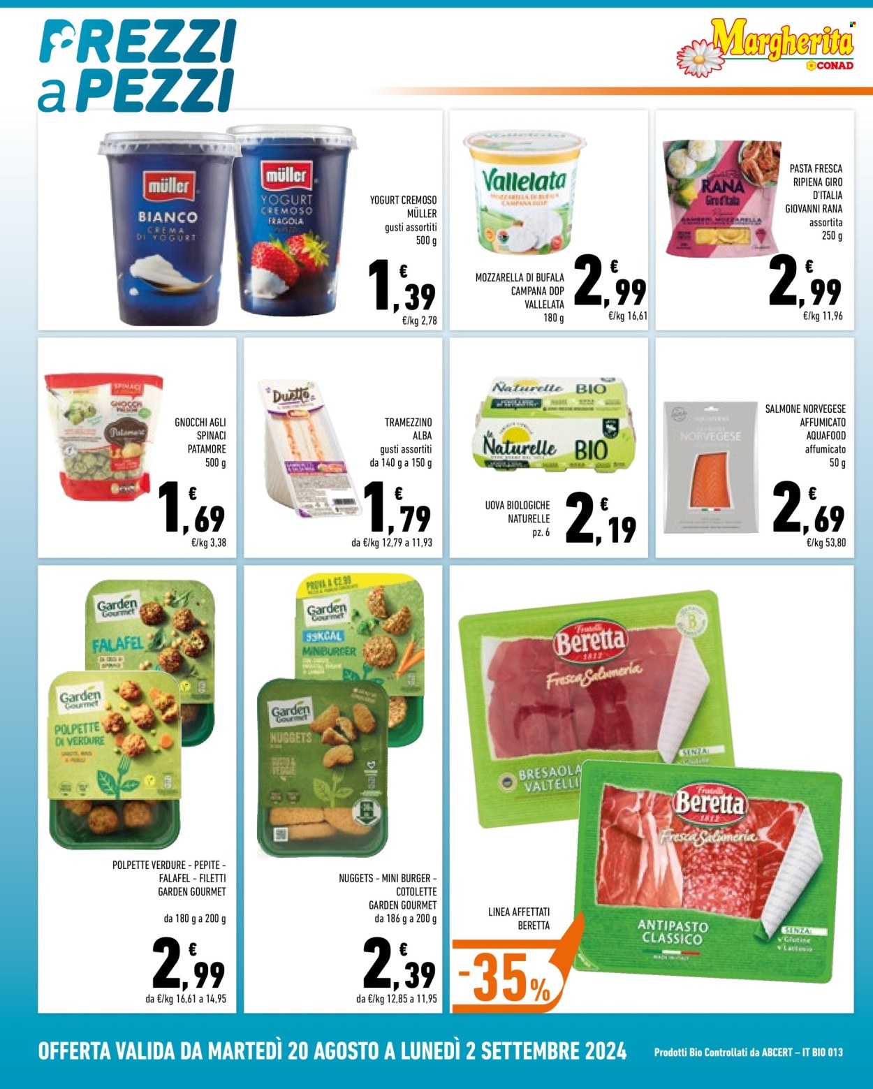 Volantino Margherita Conad - 20/8/2024 - 2/9/2024. Pagina 6