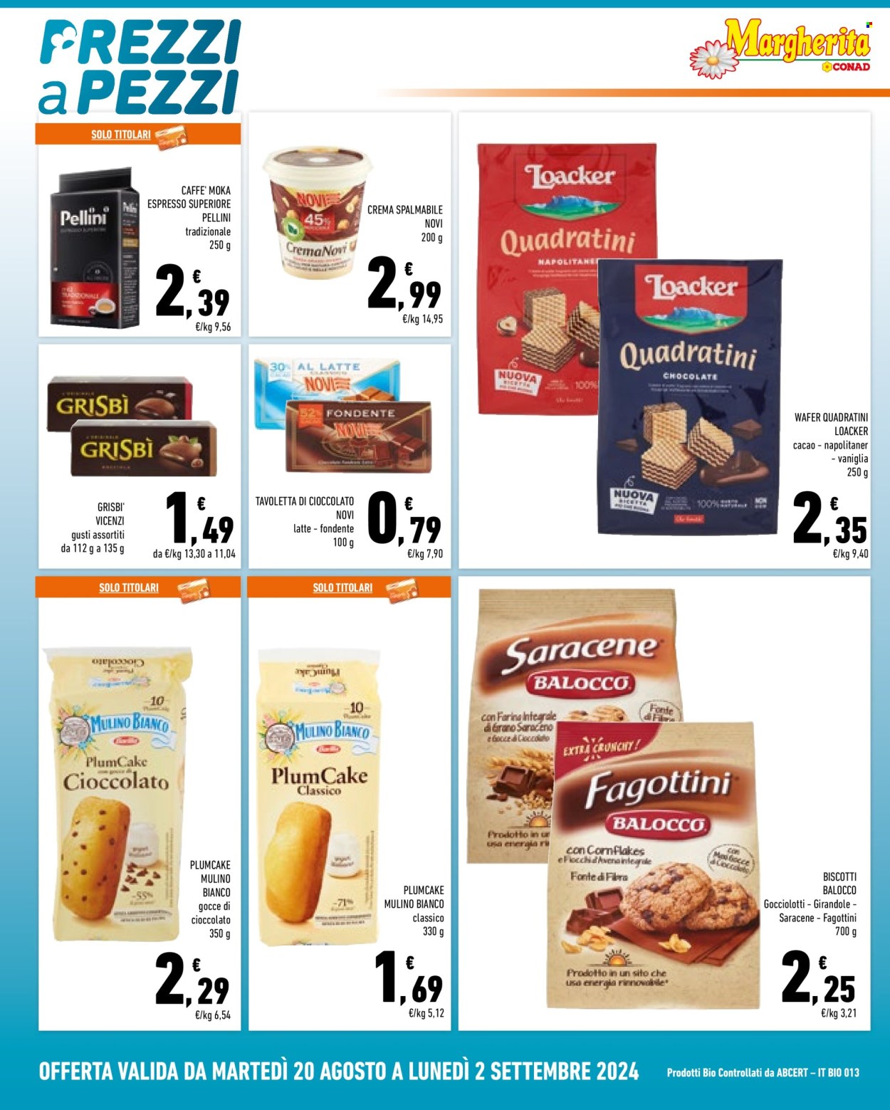 Volantino Margherita Conad - 20/8/2024 - 2/9/2024. Pagina 8