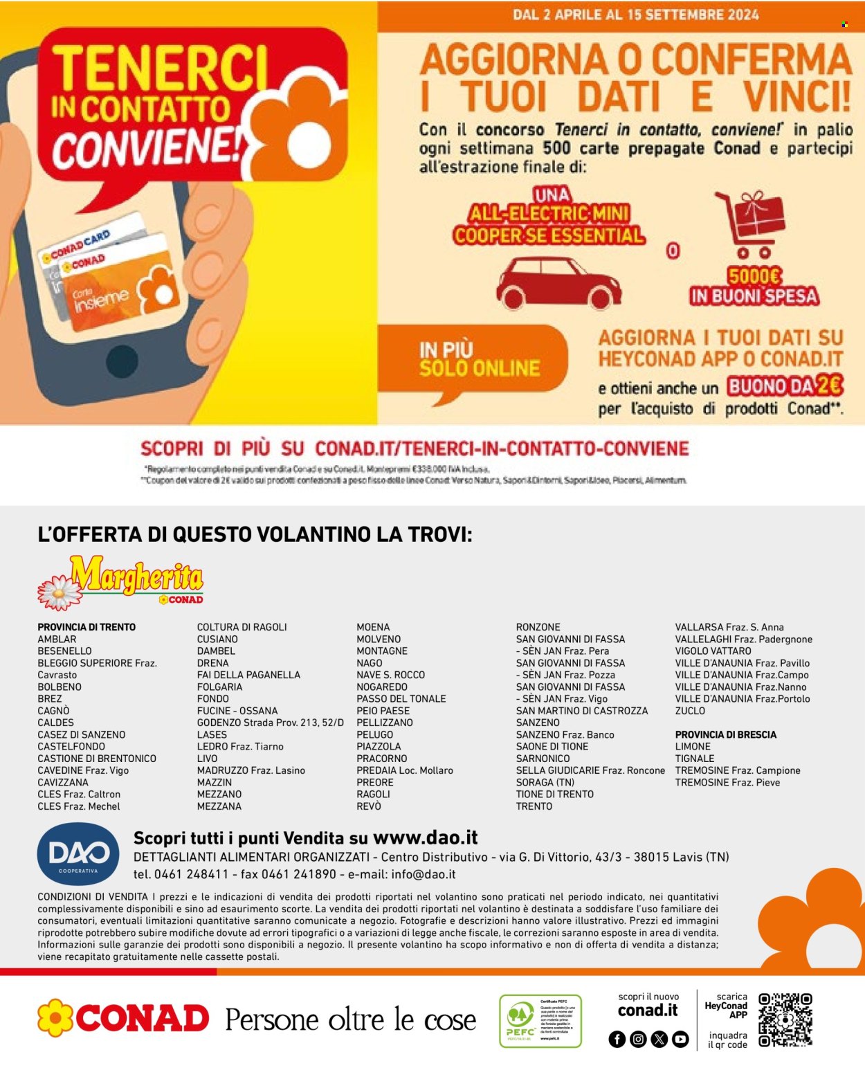 Volantino Margherita Conad - 20/8/2024 - 2/9/2024. Pagina 12