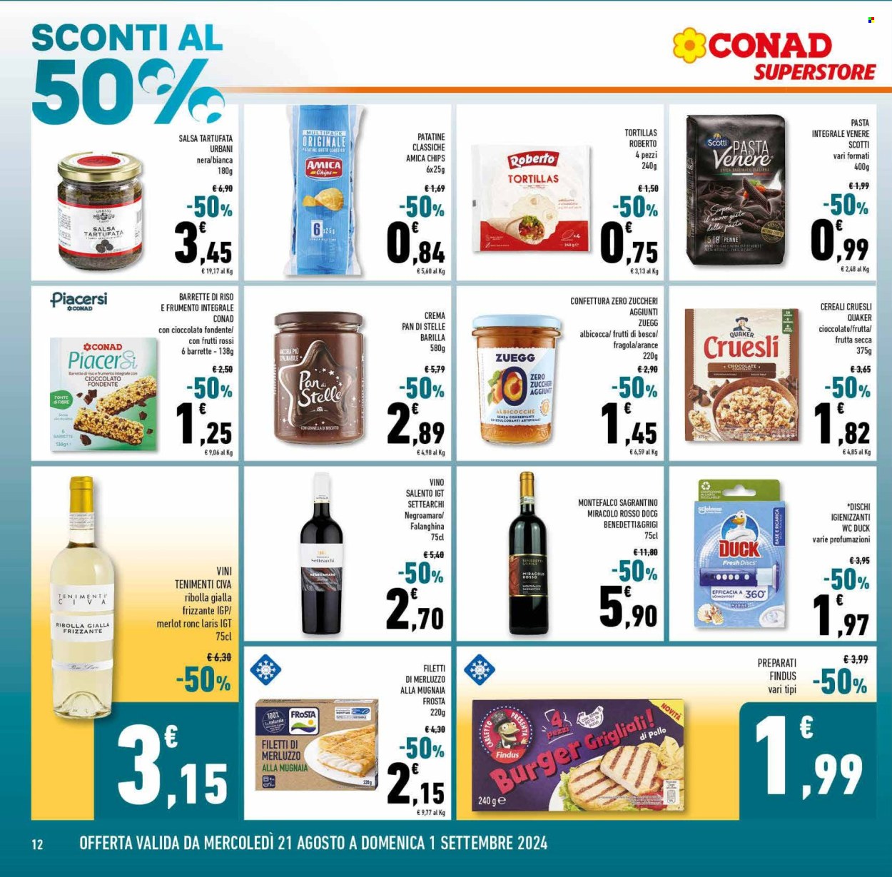 Volantino Conad Superstore - 21/8/2024 - 3/9/2024. Pagina 12