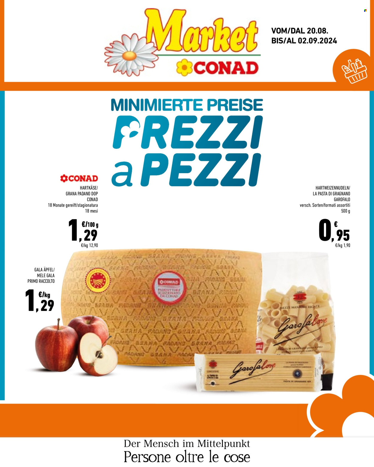 Volantino Market Conad - 20/8/2024 - 2/9/2024. Pagina 1