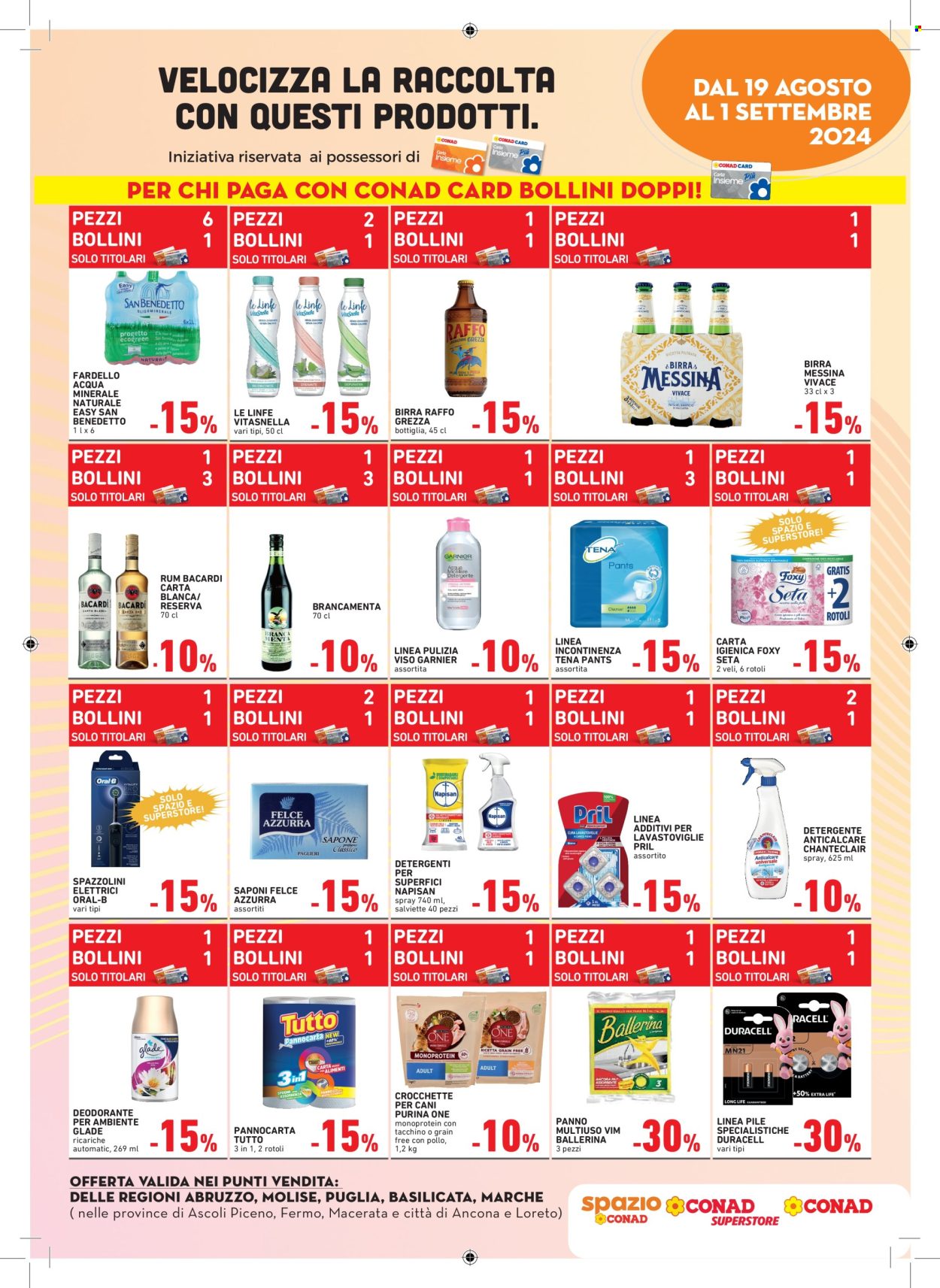 Volantino Conad - 19/8/2024 - 1/9/2024. Pagina 4