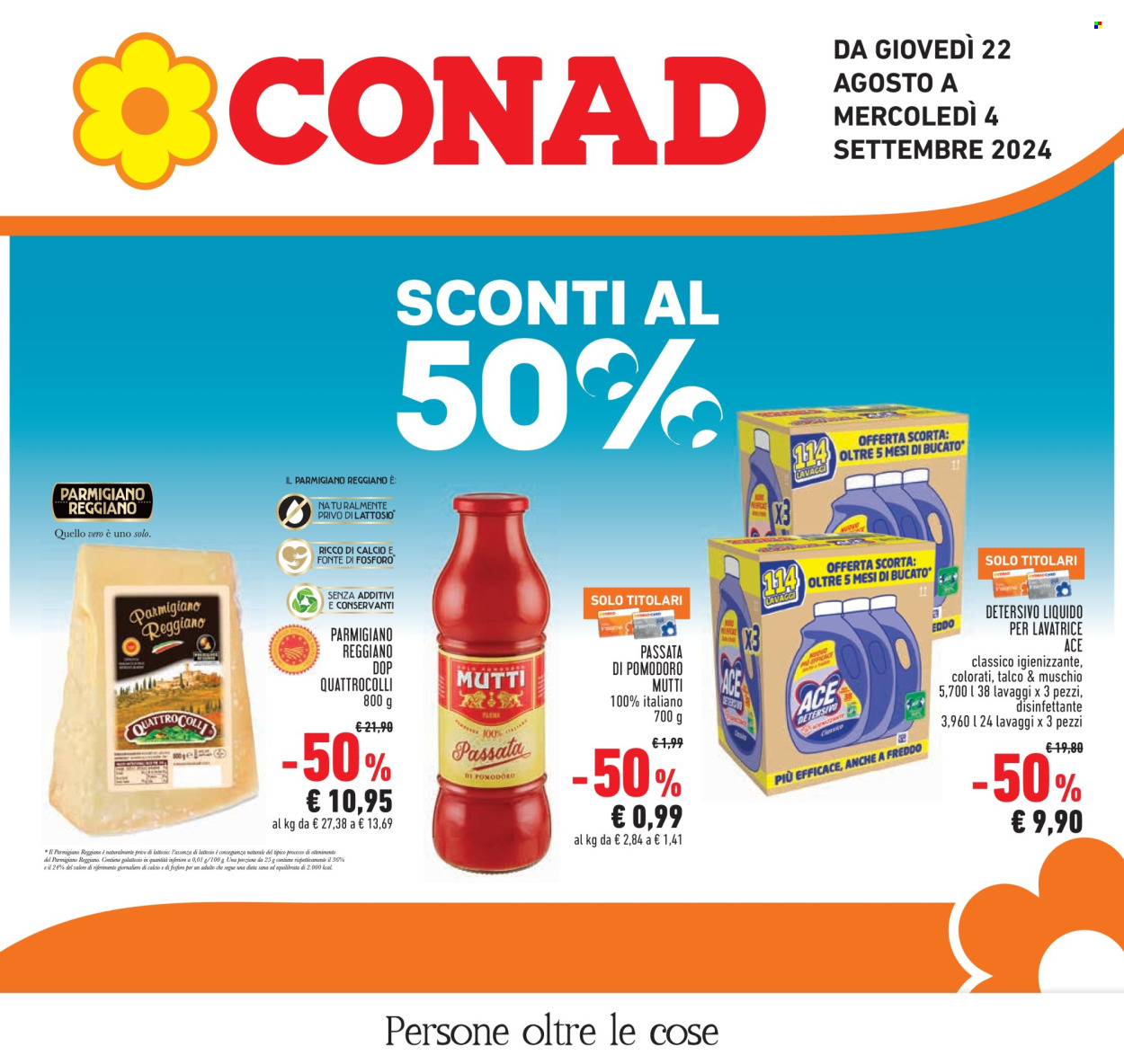 Leták Conad - 22.8.2024 - 4.9.2024. Strana 1
