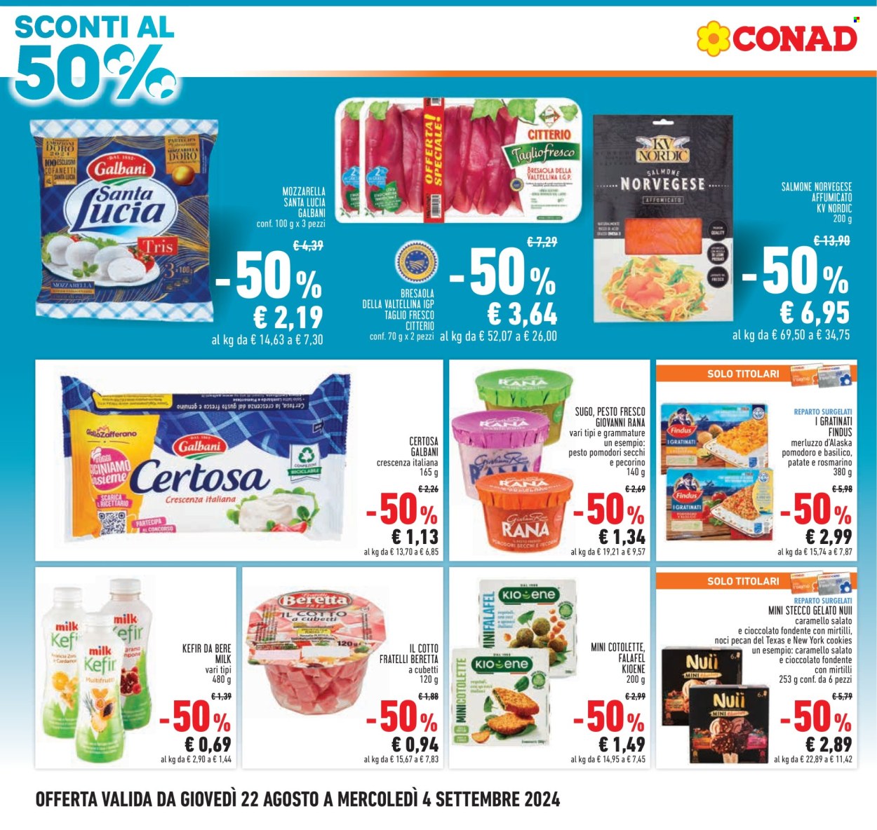 Volantino Conad - 22/8/2024 - 4/9/2024. Pagina 2