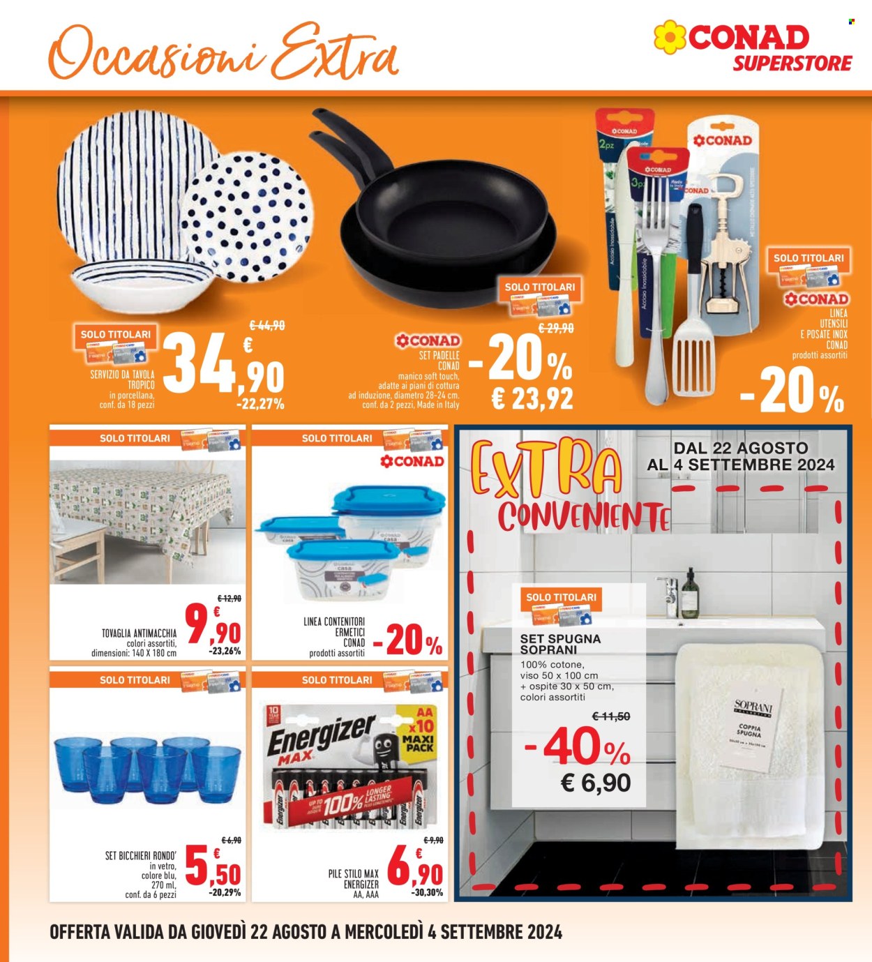 Volantino Conad Superstore - 22/8/2024 - 4/9/2024. Pagina 26