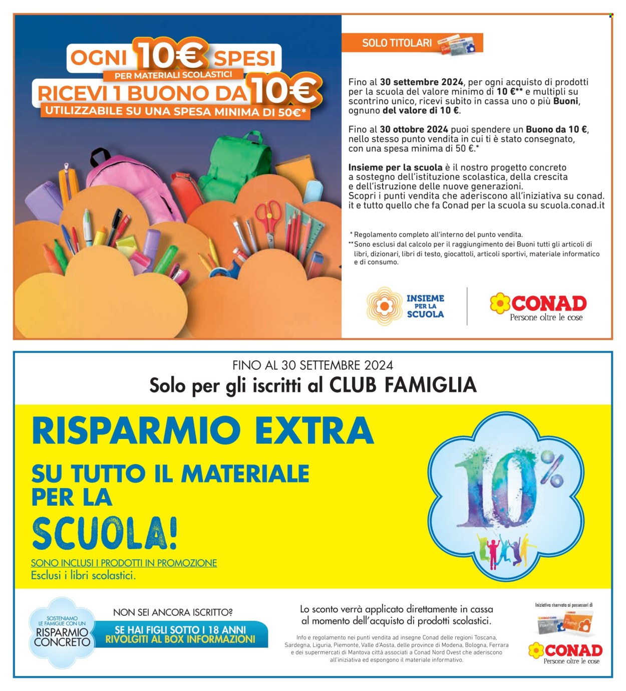 Volantino Conad Superstore - 22/8/2024 - 4/9/2024. Pagina 27