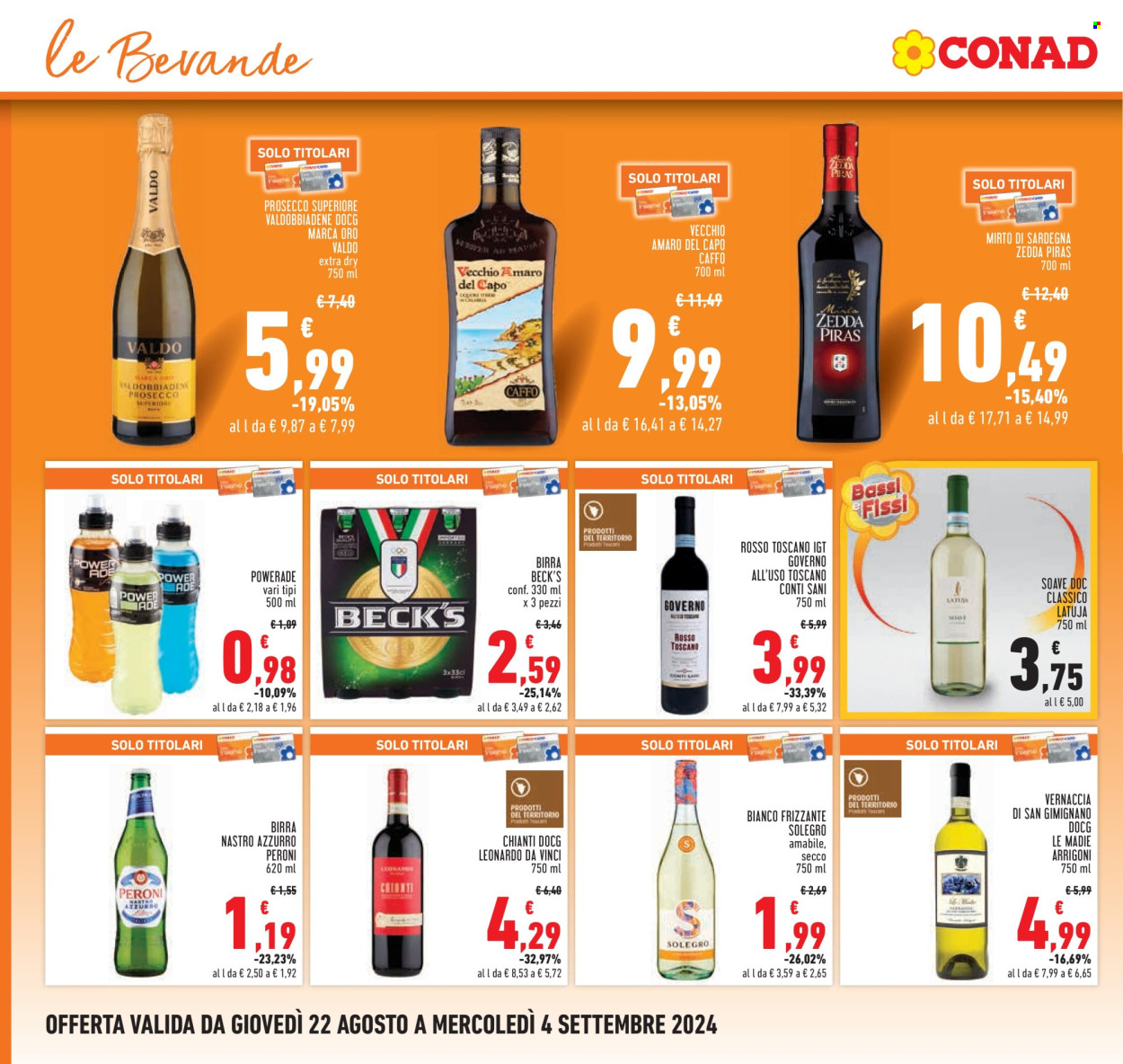 Volantino Conad - 22/8/2024 - 4/9/2024. Pagina 18