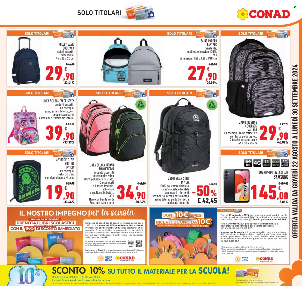Volantino Conad - 22/8/2024 - 4/9/2024. Pagina 25