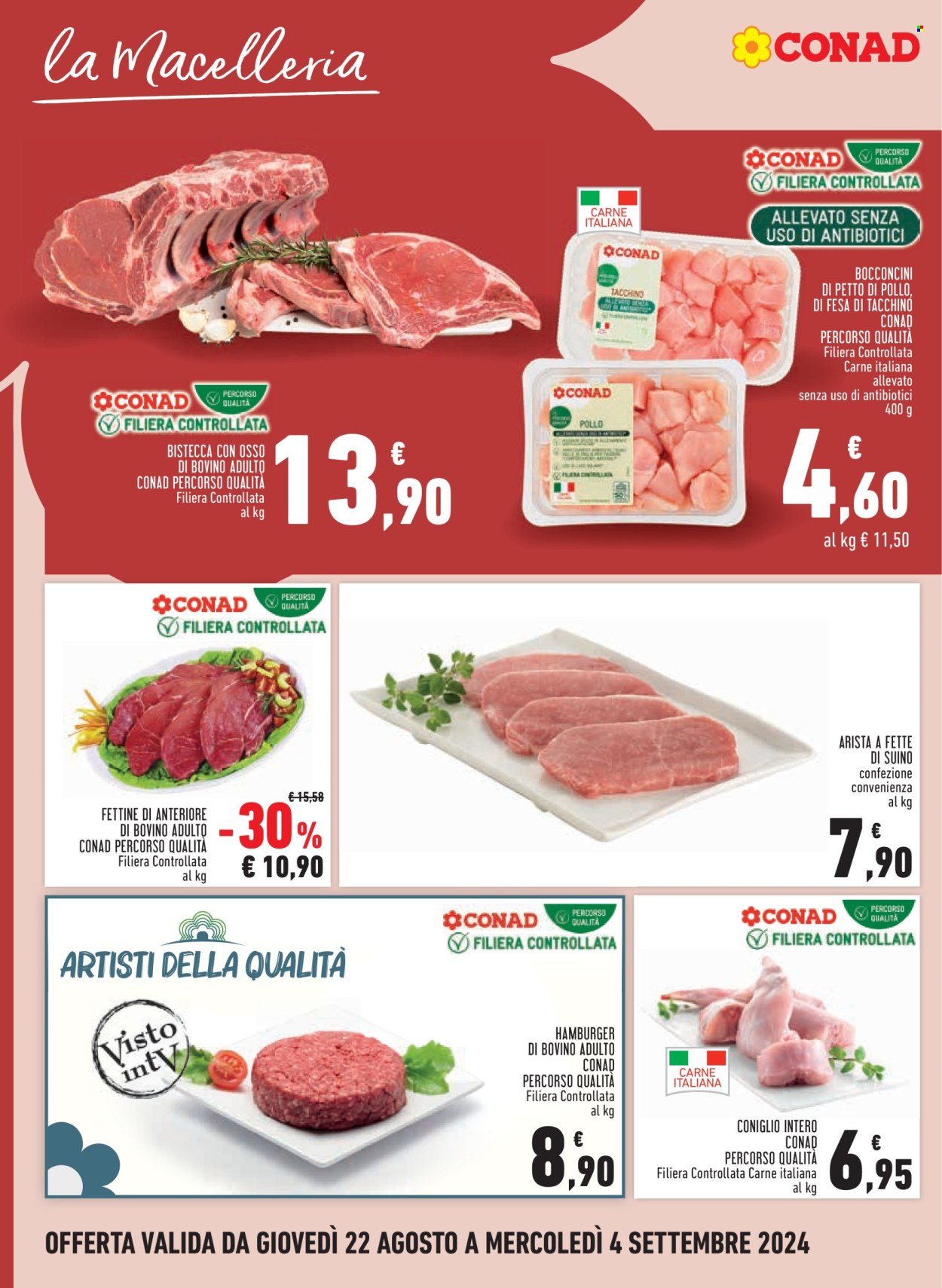 Leták Margherita Conad - 22.8.2024 - 4.9.2024. Strana 6