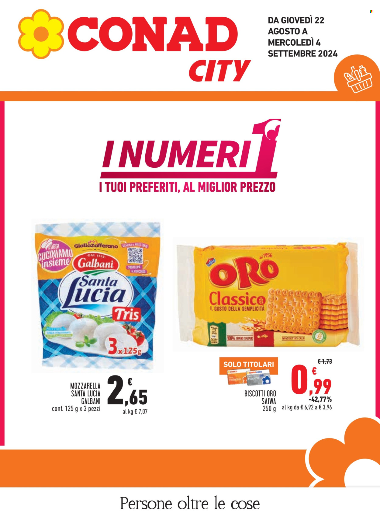 Volantino Conad - 22/8/2024 - 4/9/2024. Pagina 1