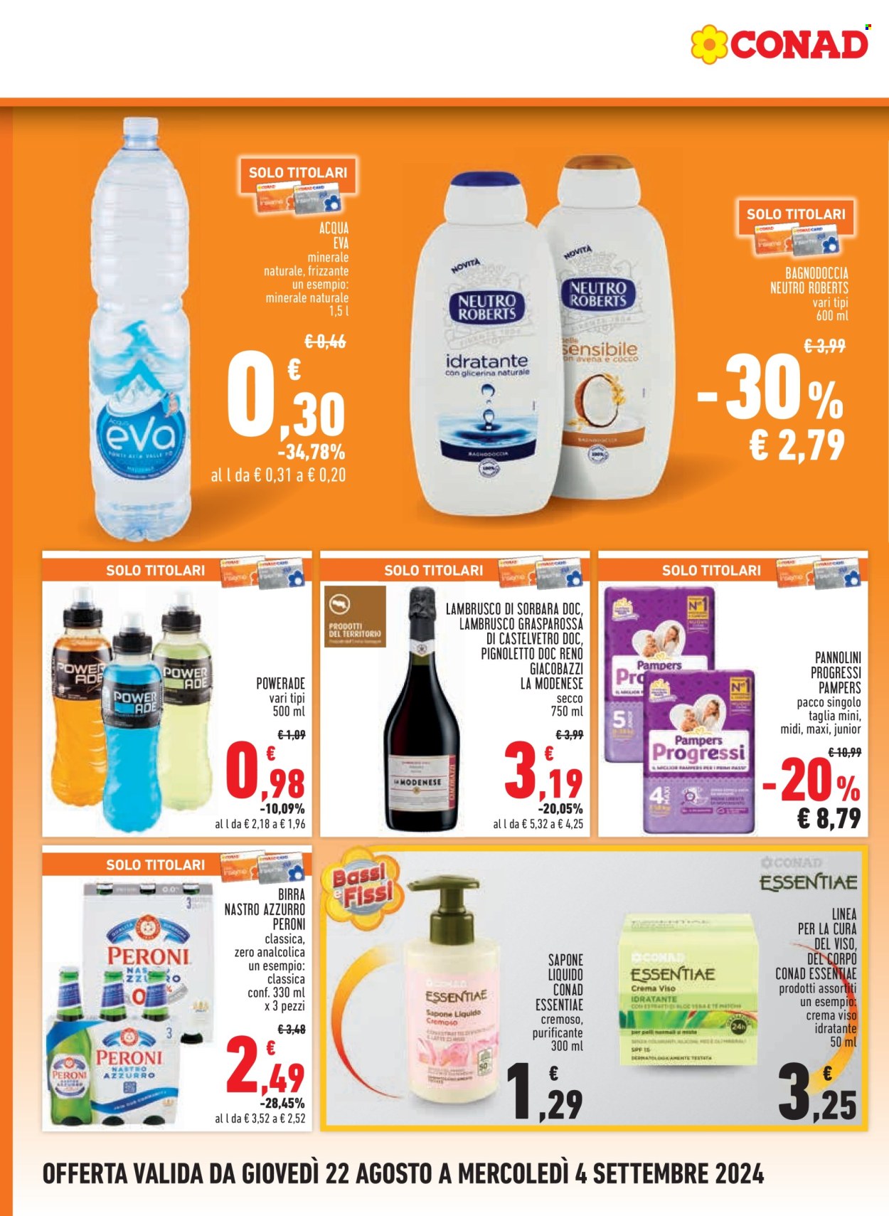 Volantino Conad - 22/8/2024 - 4/9/2024. Pagina 12