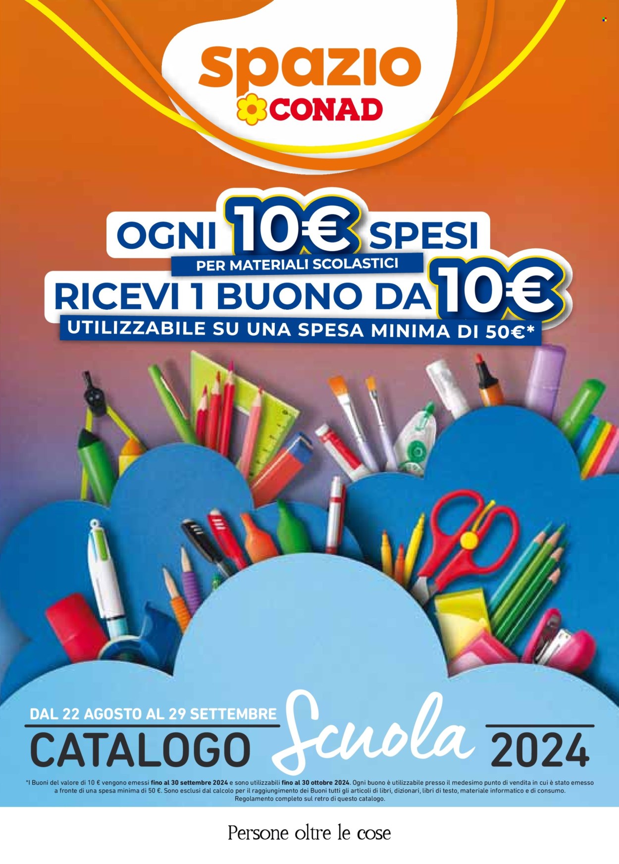 Volantino Spazio Conad - 22/8/2024 - 29/9/2024. Pagina 1