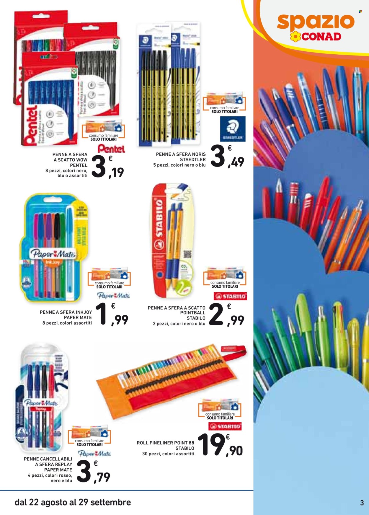 Volantino Spazio Conad - 22/8/2024 - 29/9/2024. Pagina 3