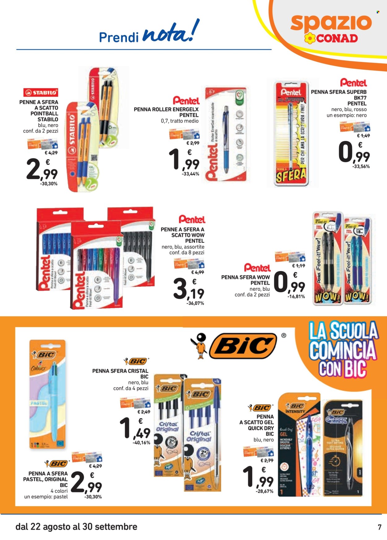 Volantino Spazio Conad - 22/8/2024 - 30/9/2024. Pagina 7