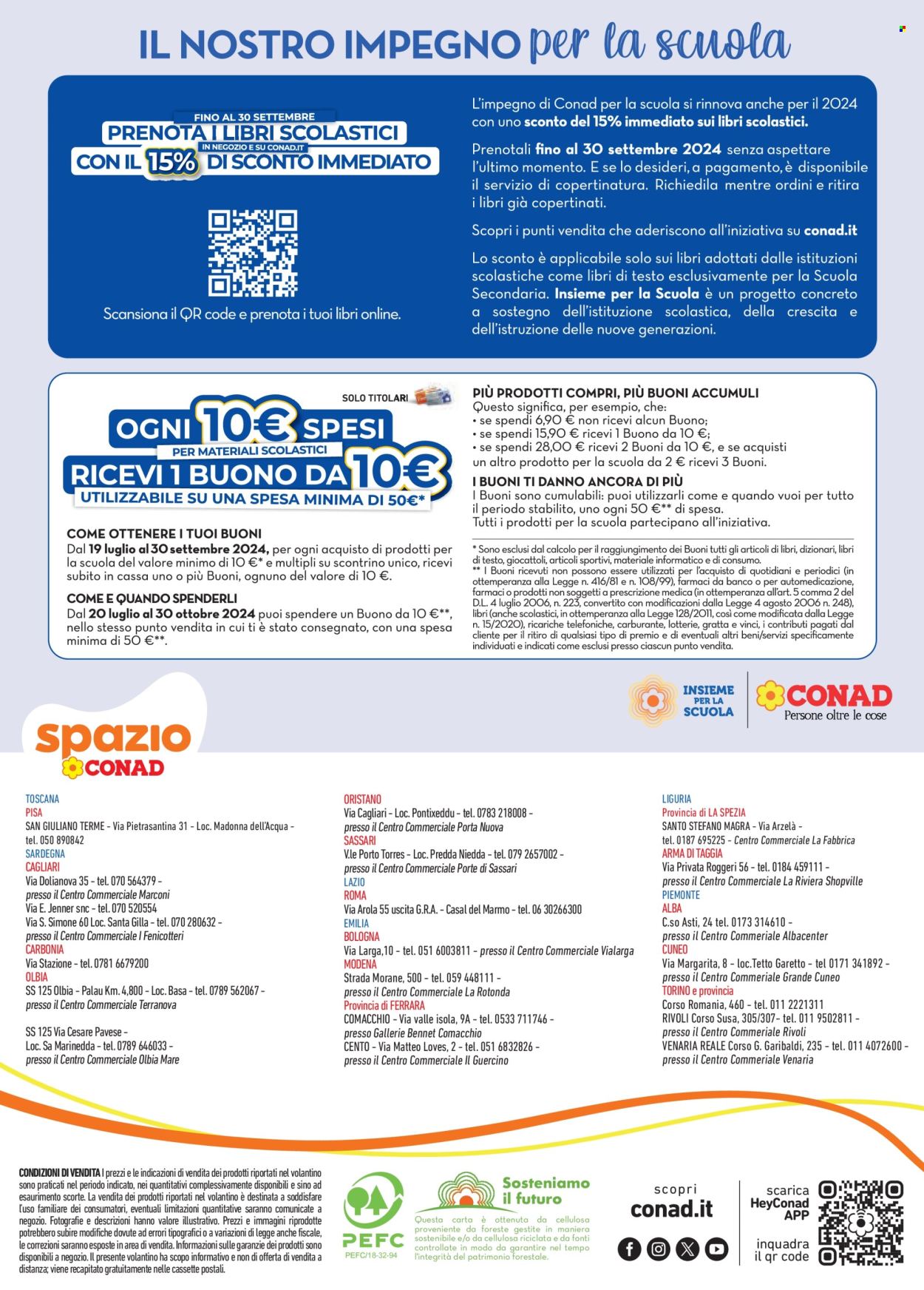 Volantino Spazio Conad - 22/8/2024 - 30/9/2024. Pagina 32