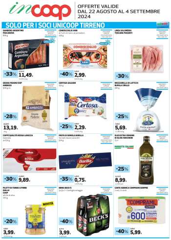 Volantino Coop - 22/8/2024 - 4/9/2024.
