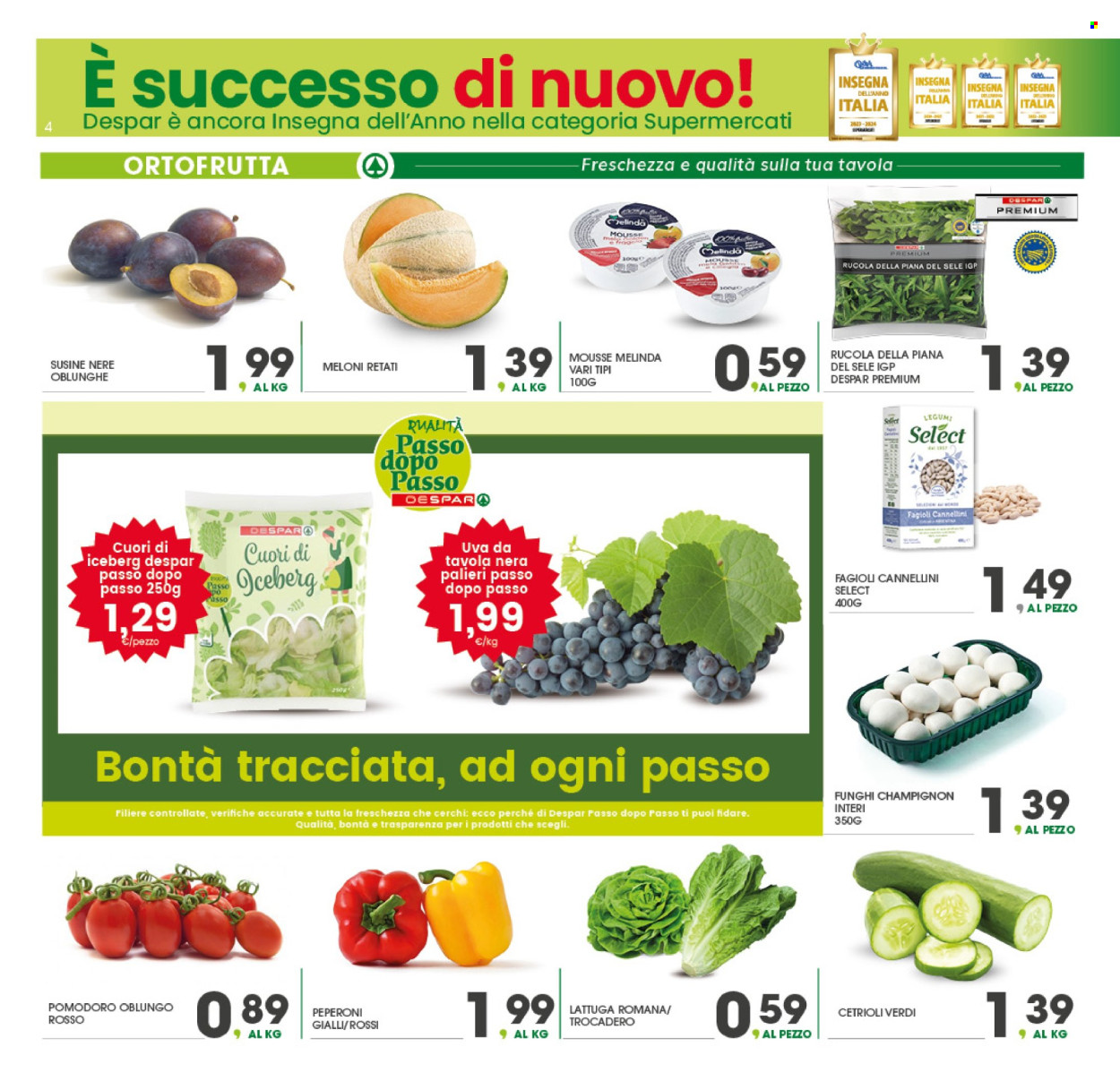 Volantino Eurospar - 19/8/2024 - 1/9/2024. Pagina 4