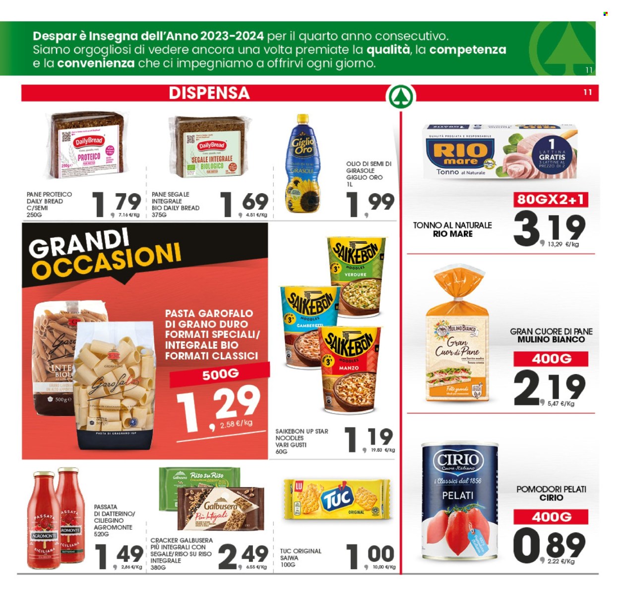 Volantino Eurospar - 19/8/2024 - 1/9/2024. Pagina 11