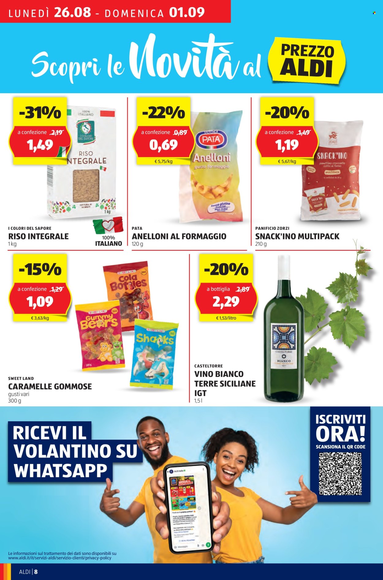 Volantino Aldi - 26/8/2024 - 1/9/2024. Pagina 8