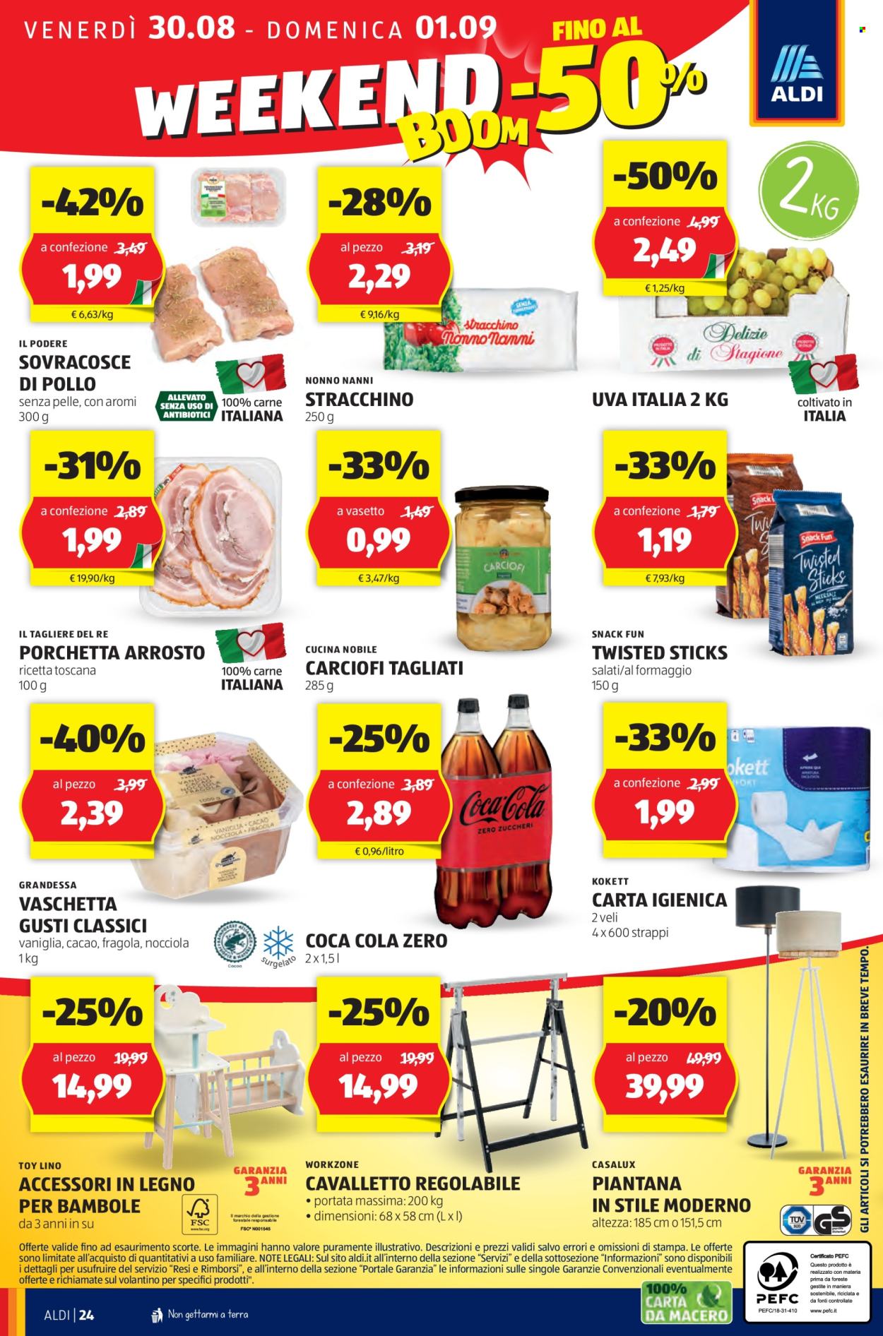 Volantino Aldi - 26/8/2024 - 1/9/2024. Pagina 24