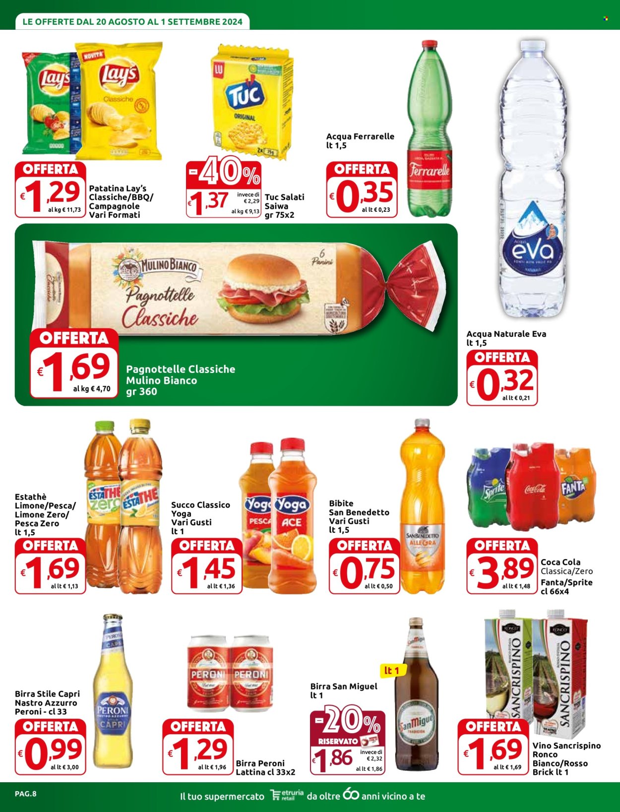 Volantino Carrefour - 20/8/2024 - 1/9/2024. Pagina 8