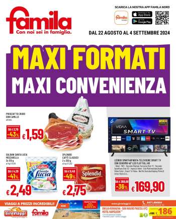 Volantino Famila - 22/8/2024 - 4/9/2024.