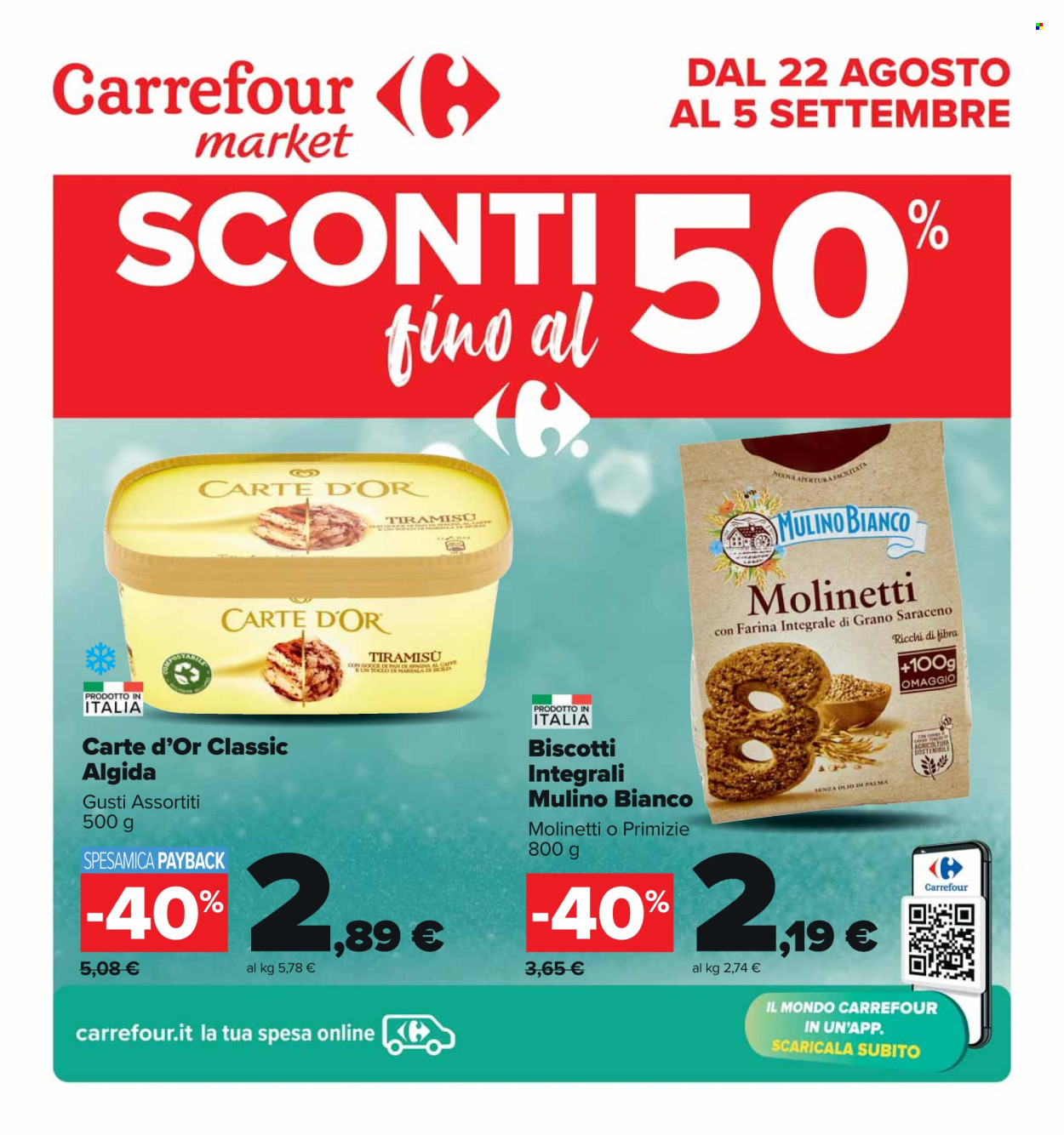Leták Carrefour - 22.8.2024 - 5.9.2024. Strana 1