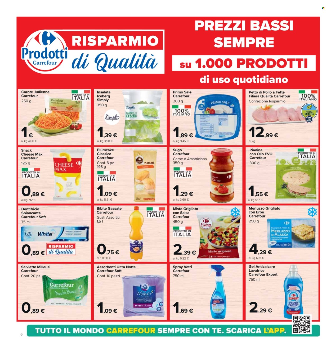 Volantino Carrefour - 22/8/2024 - 5/9/2024. Pagina 6