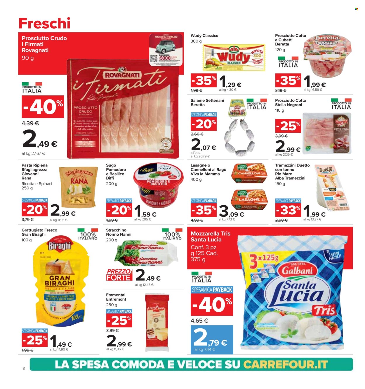 Volantino Carrefour - 22/8/2024 - 5/9/2024. Pagina 8