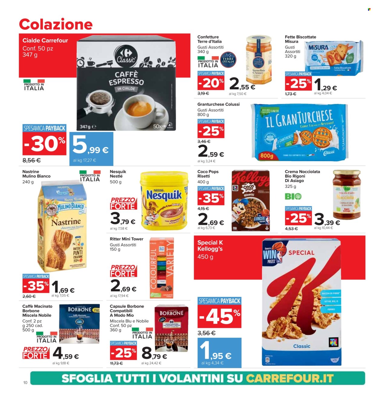 Volantino Carrefour - 22/8/2024 - 5/9/2024. Pagina 10