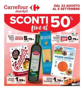 Volantino Carrefour - 22/8/2024 - 5/9/2024.