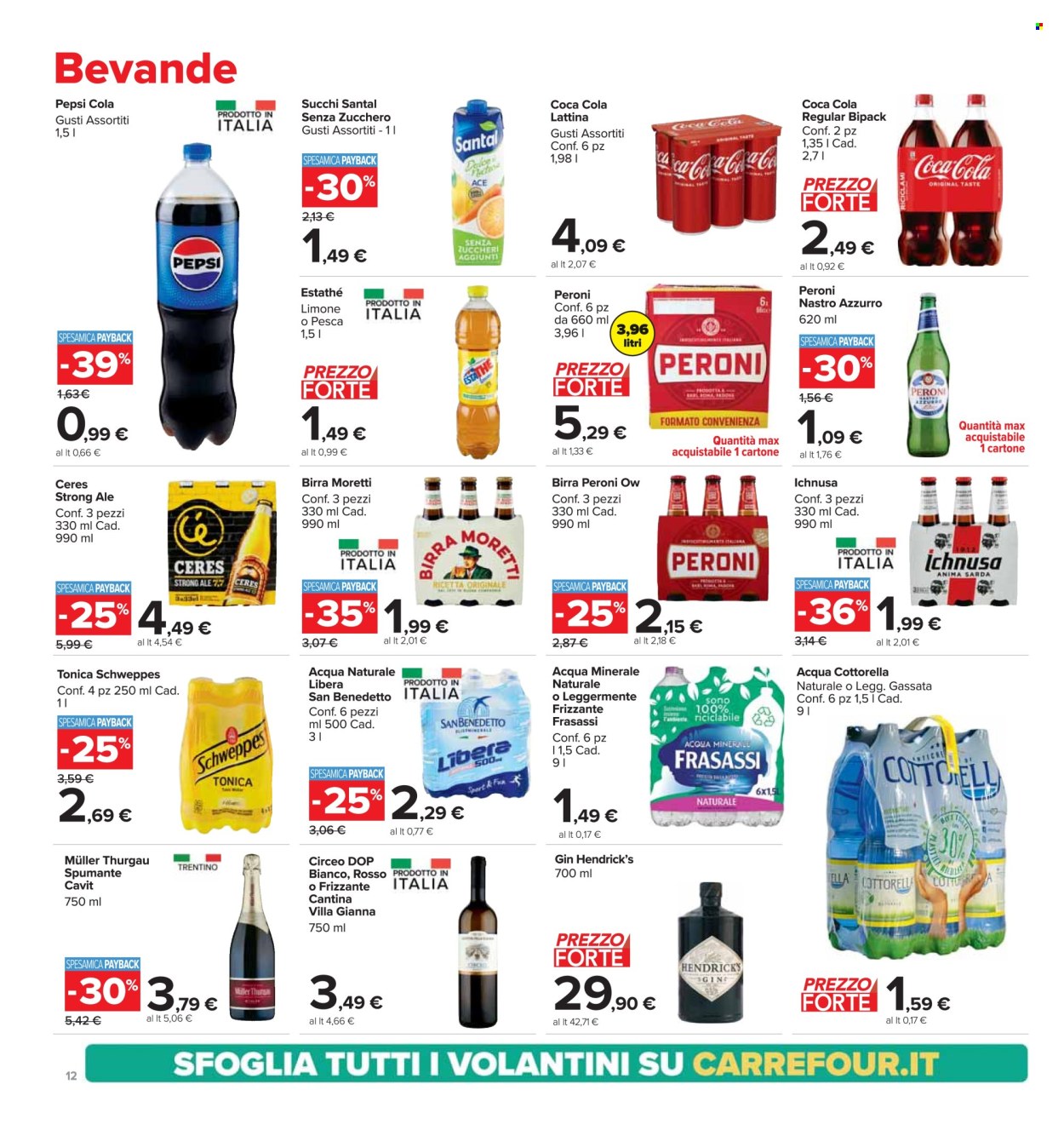Volantino Carrefour - 22/8/2024 - 5/9/2024. Pagina 12