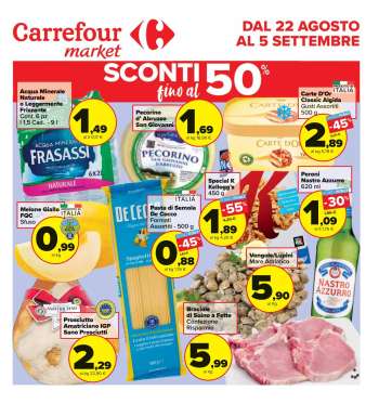 Volantino Carrefour - 22/8/2024 - 5/9/2024.