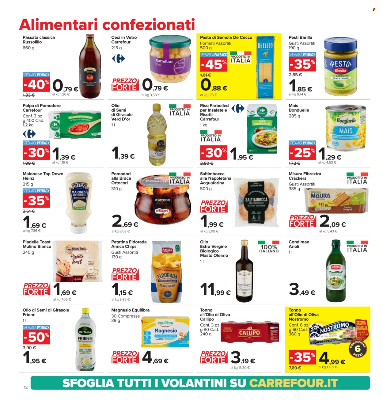 Volantino Carrefour - 22/8/2024 - 5/9/2024. Pagina 12